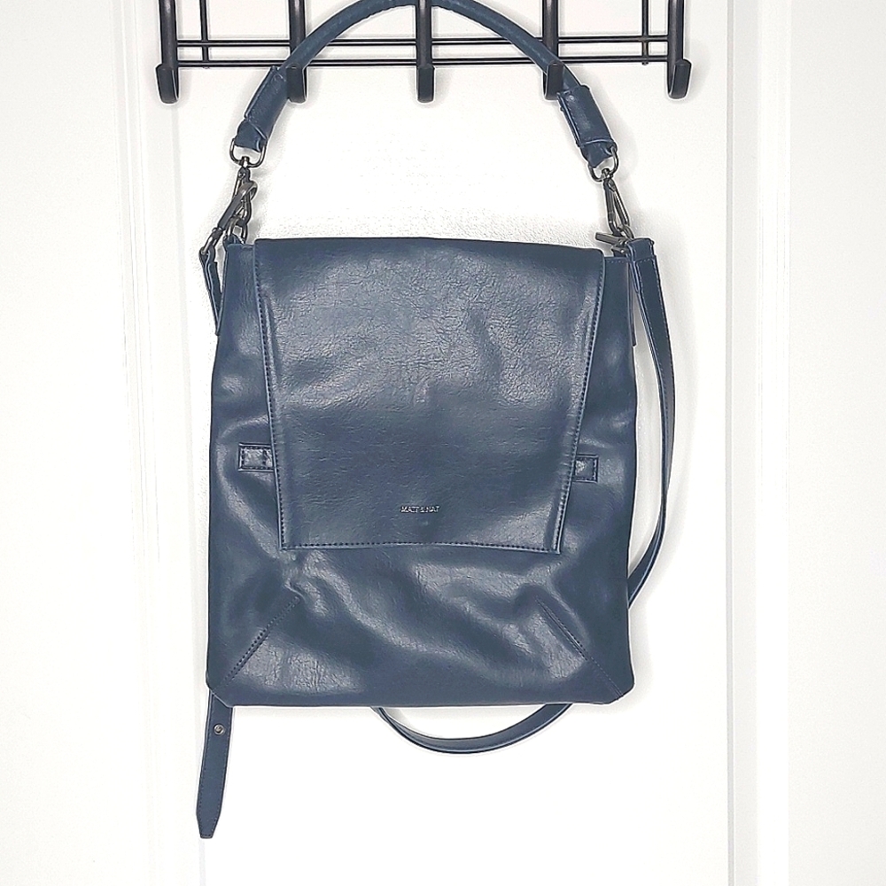 Matt & Nat Navy Blue Handbag Crossbody Bag Purse